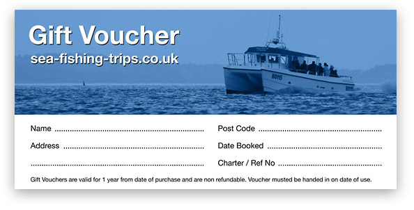 Sea Fishing Trips Gift Voucher